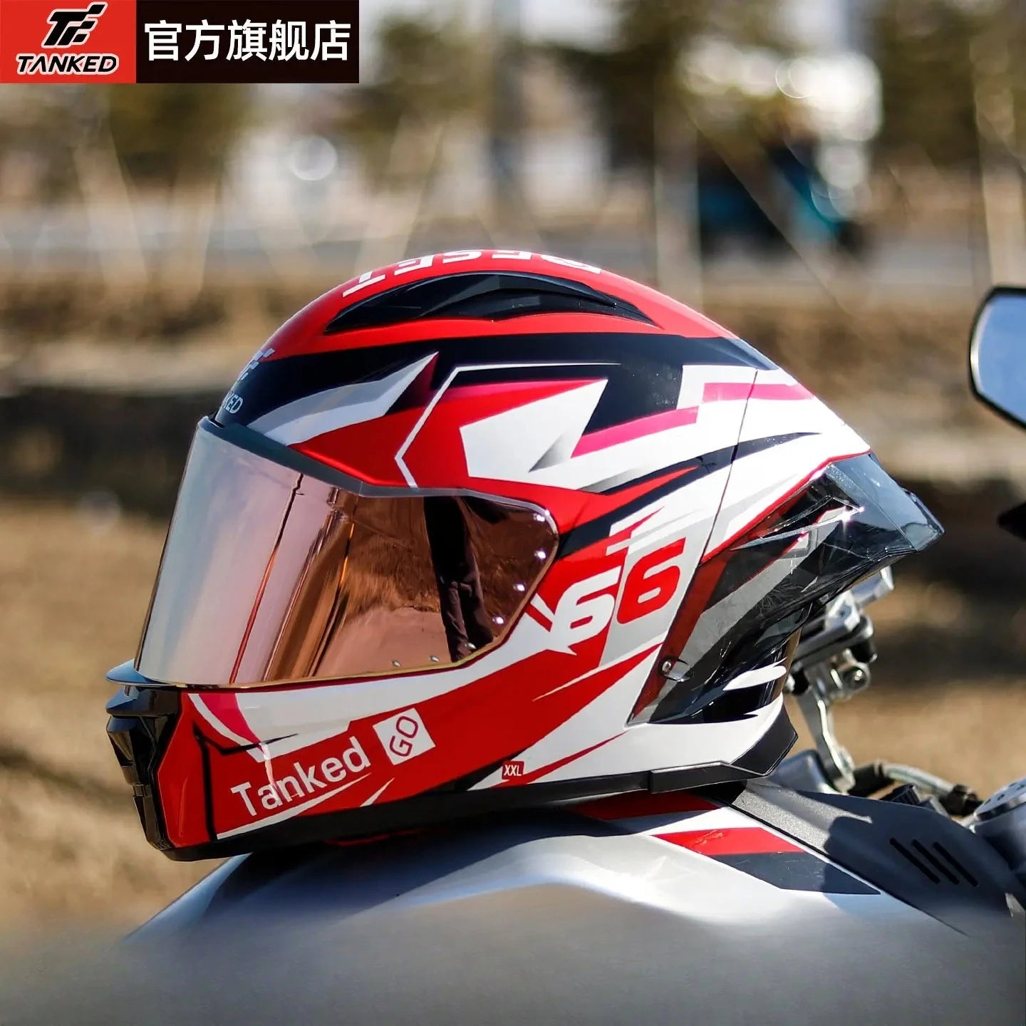 TANKED Sport Bike Helmet for Yamaha Riders