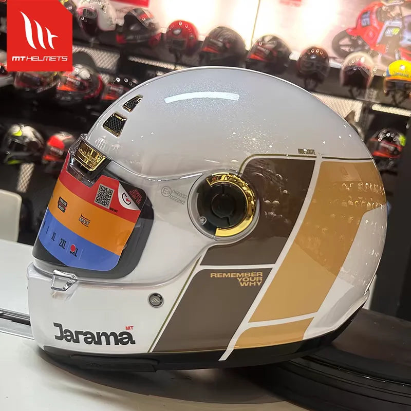 MT Jarama Retro Motorcycle Helmet