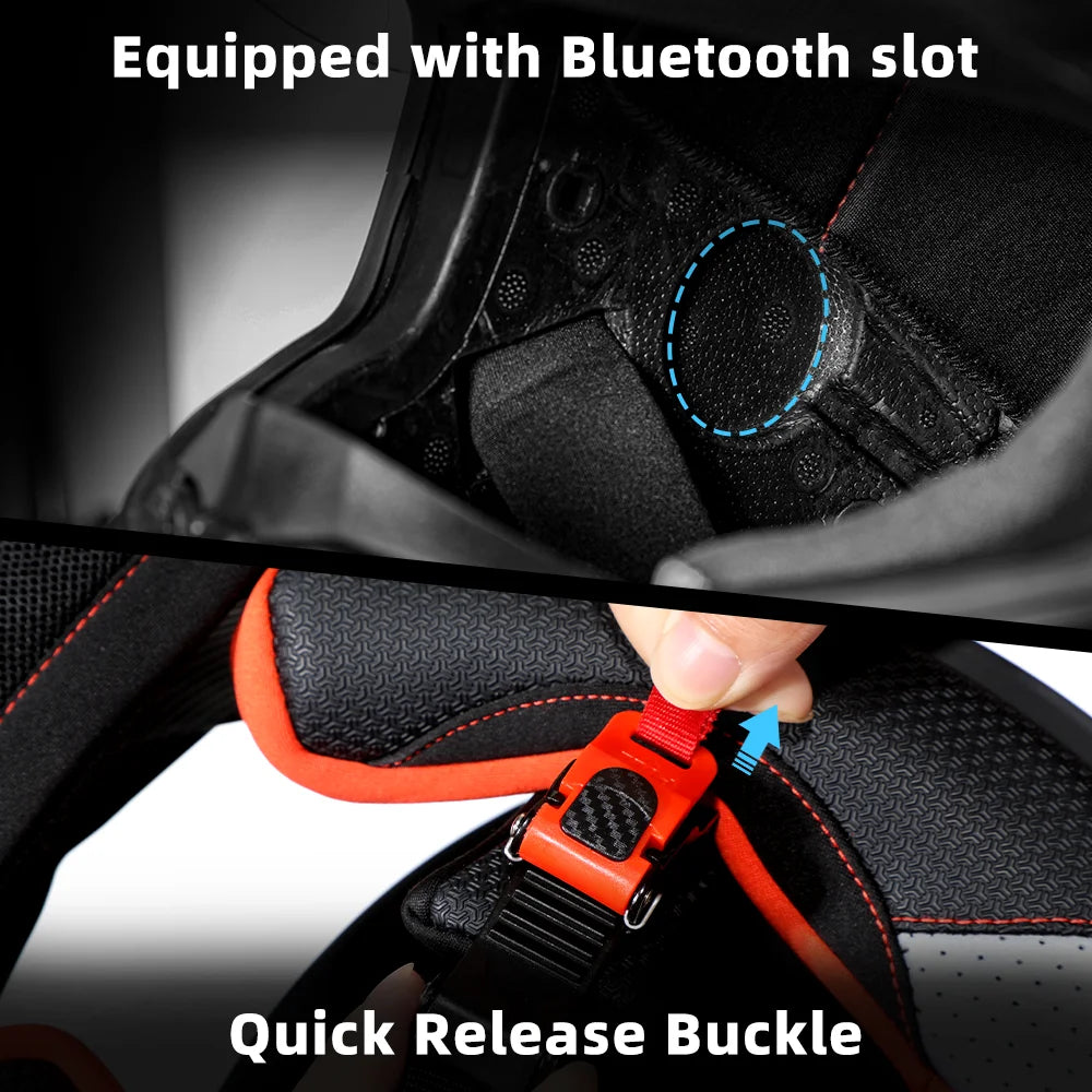 Stylish Dual Certified Full Face Motorcycle Helmet