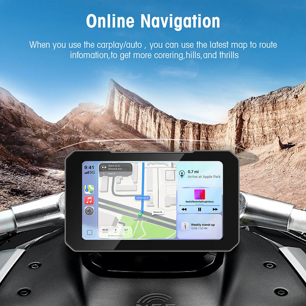 Wireless Motorcycle GPS Navigation
