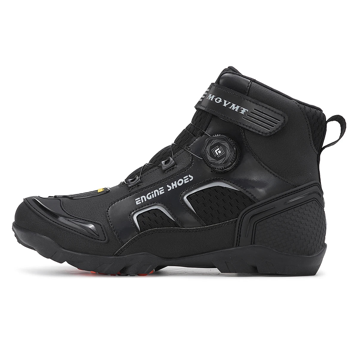 Racing Leather Ankle Boots