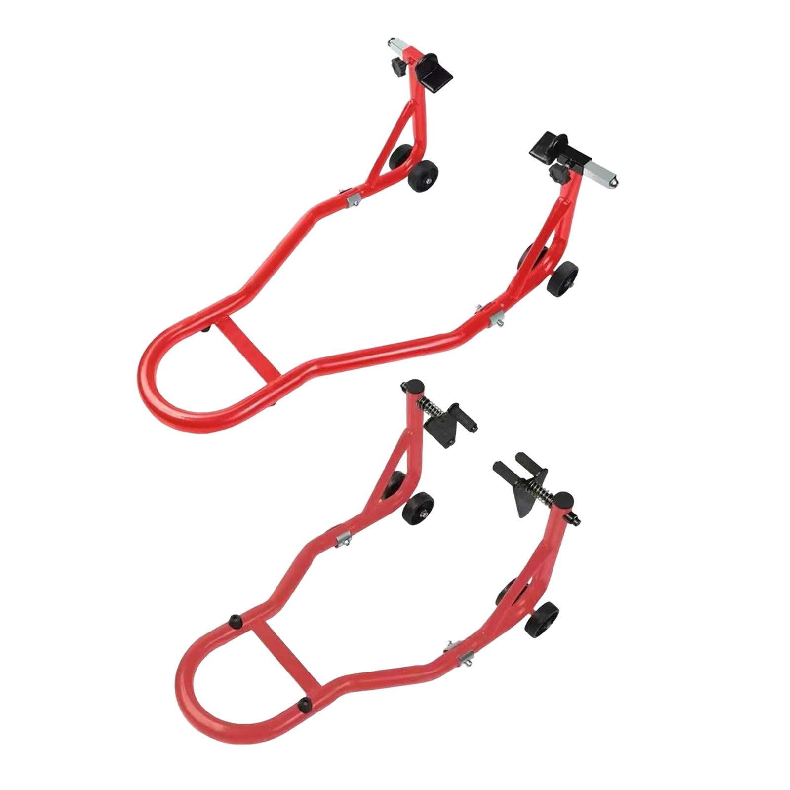 Motorcycle Front and Rear Wheel Support Rack