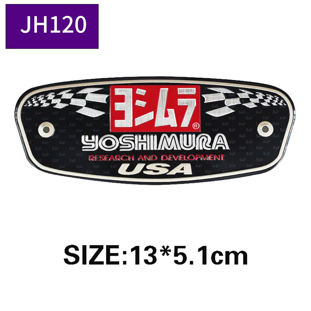 Aluminium Motorcycle Exhaust Pipe Decal Sticker - Cool Personality Scorpio Design