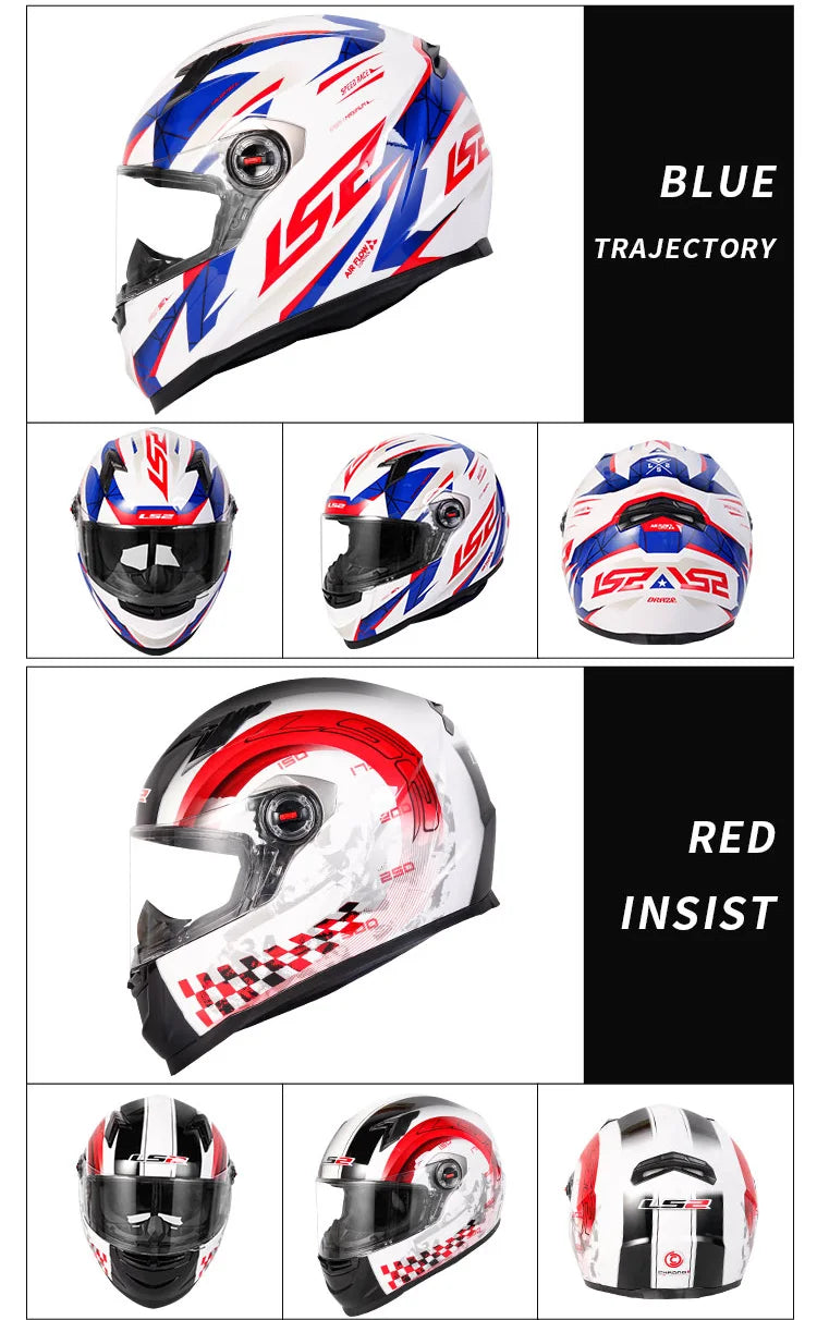 LS2 Full Face Motorcycle Helmet