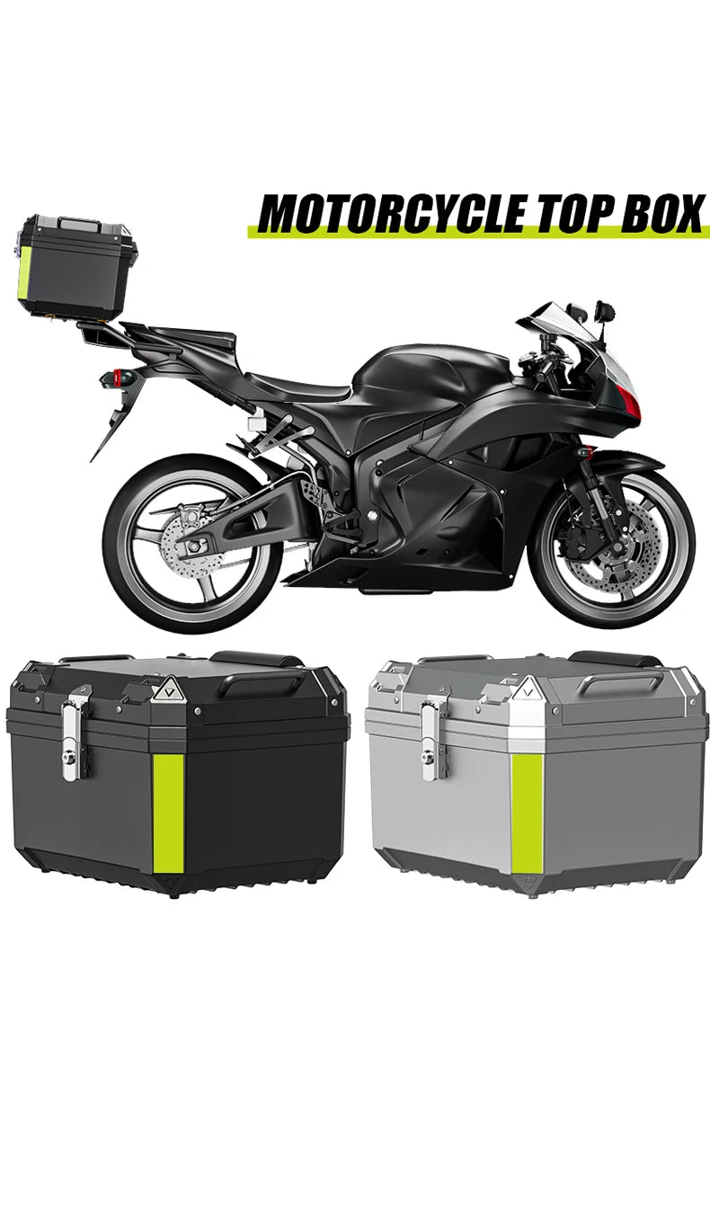 Waterproof 45L Motorcycle Tail Box Top Case