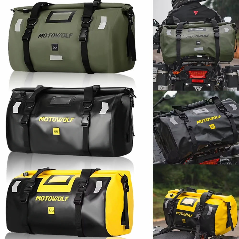 Waterproof Motorcycle Tail Bag 66L