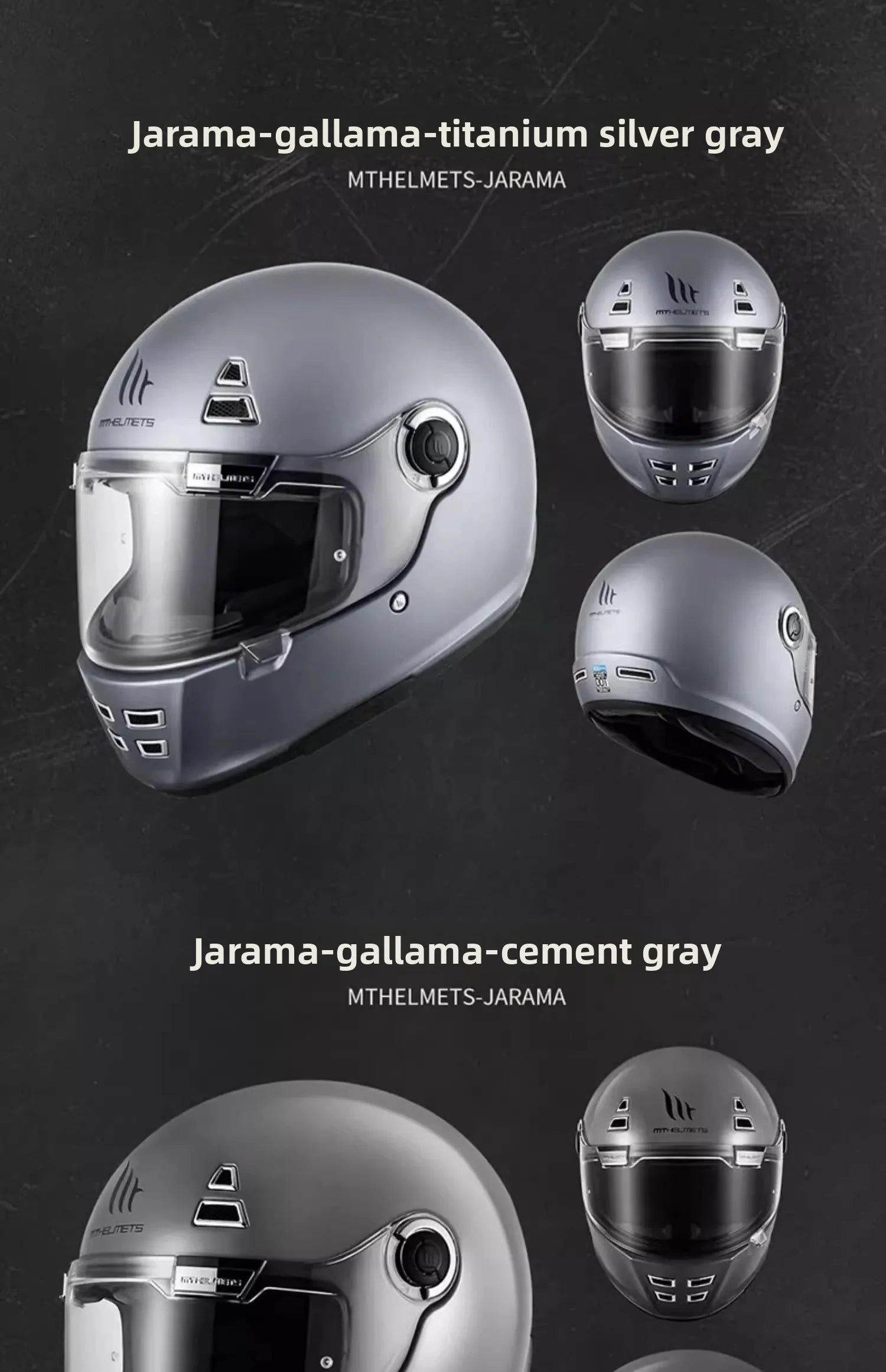 MT Jarama Motorcycle Helmet