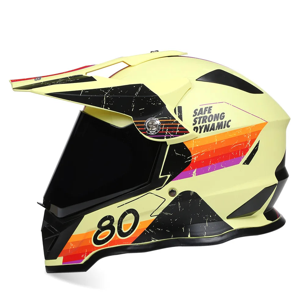 Men's ECE Approved Full Face Motorcycle Helmet