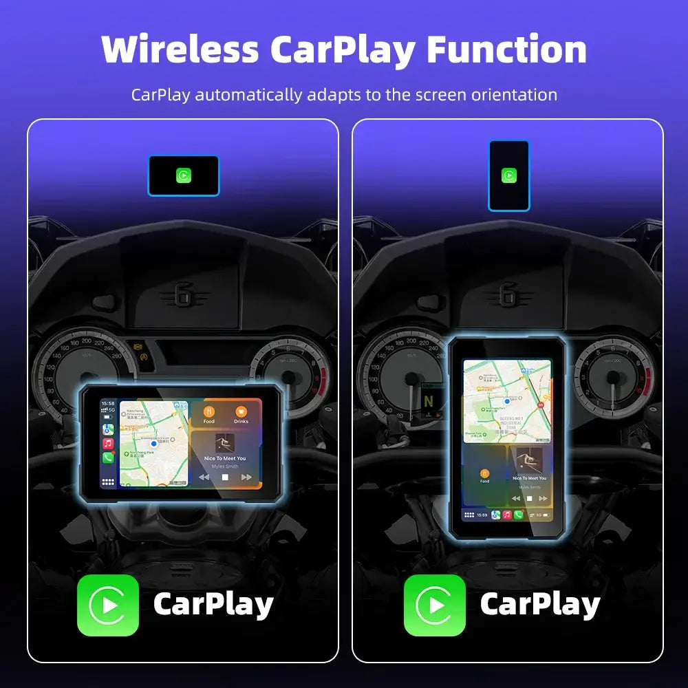 GPS navigation for motorcycles