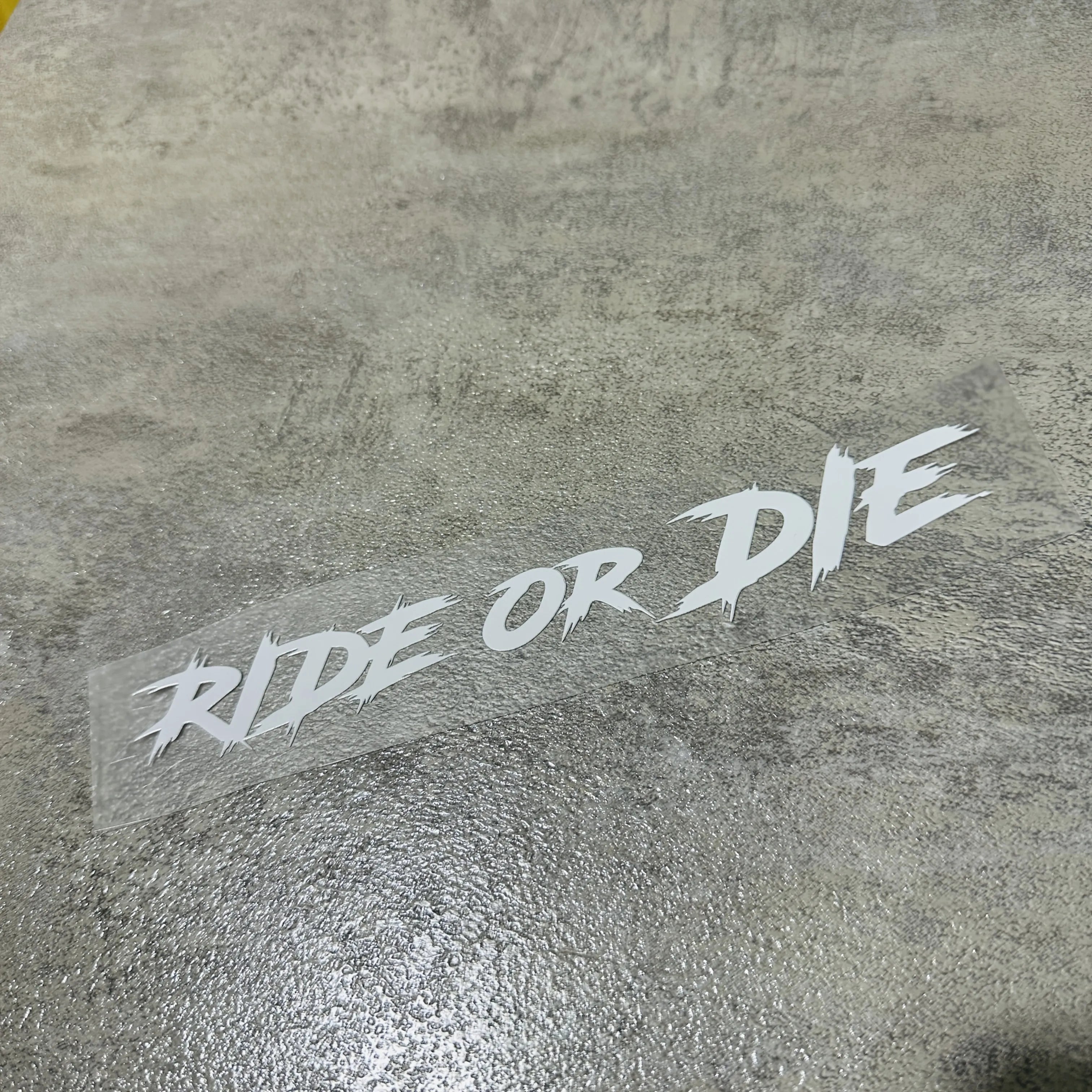 SC MOTO GN Ride or Die Helmet Decal