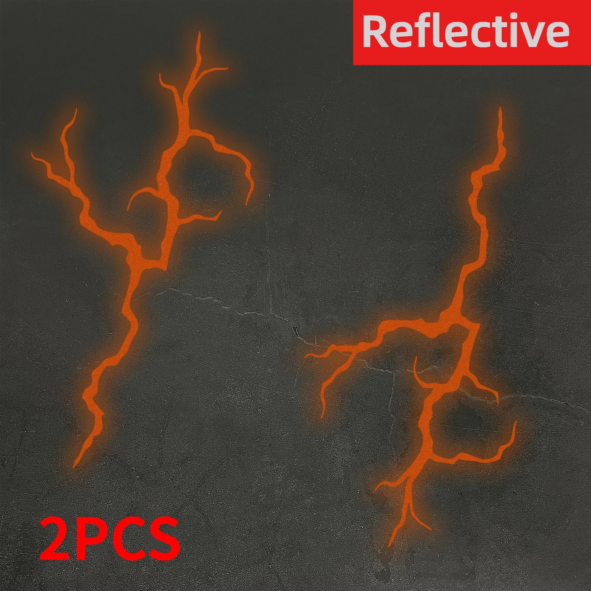 Reflective Lightning Motorcycle Stickers