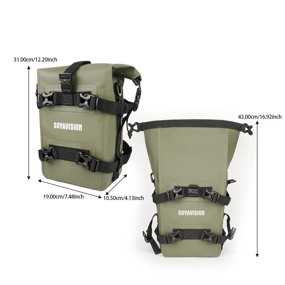 Durable Side Bags for Crash Bars