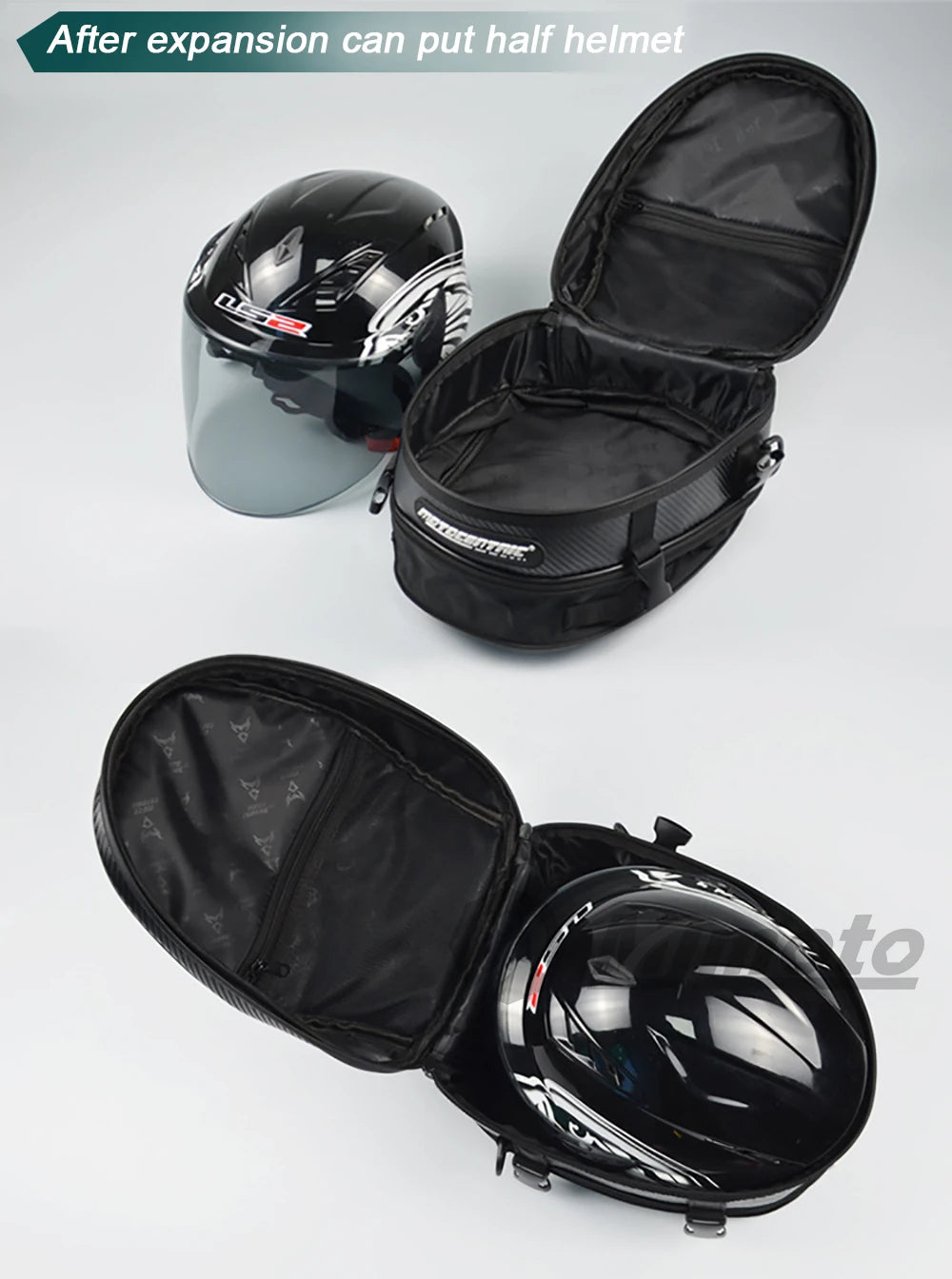 Waterproof Motorcycle Tail Bag & Backpack