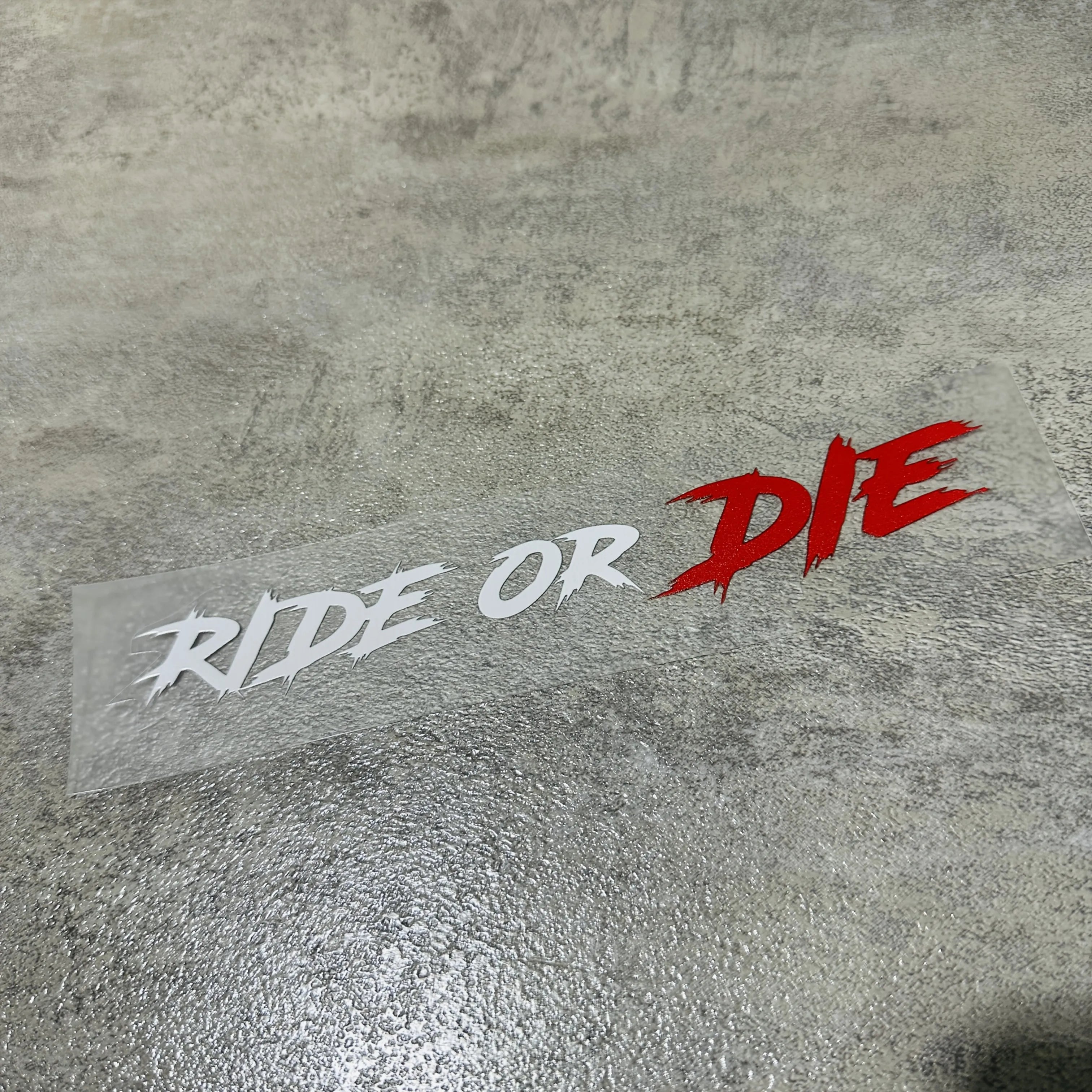 SC MOTO GN Ride or Die Helmet Decal