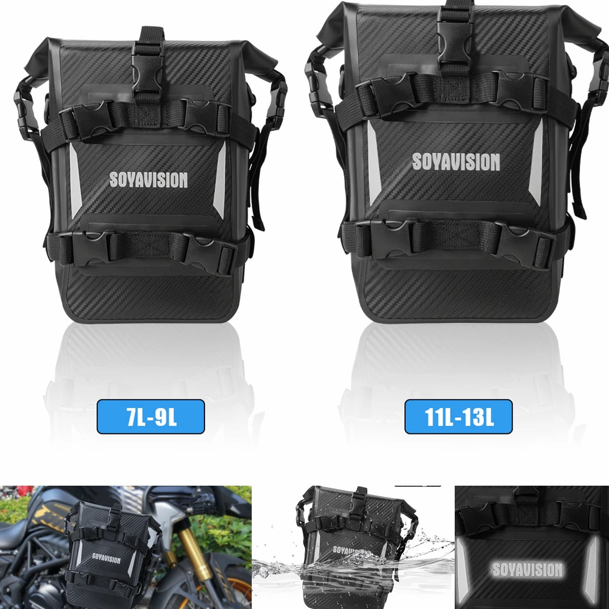 Durable Side Bags for Crash Bars