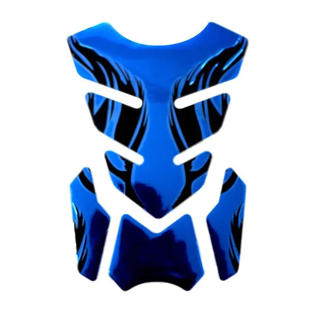 Motorcycle Tankpad Sticker Fishbone 3D Design