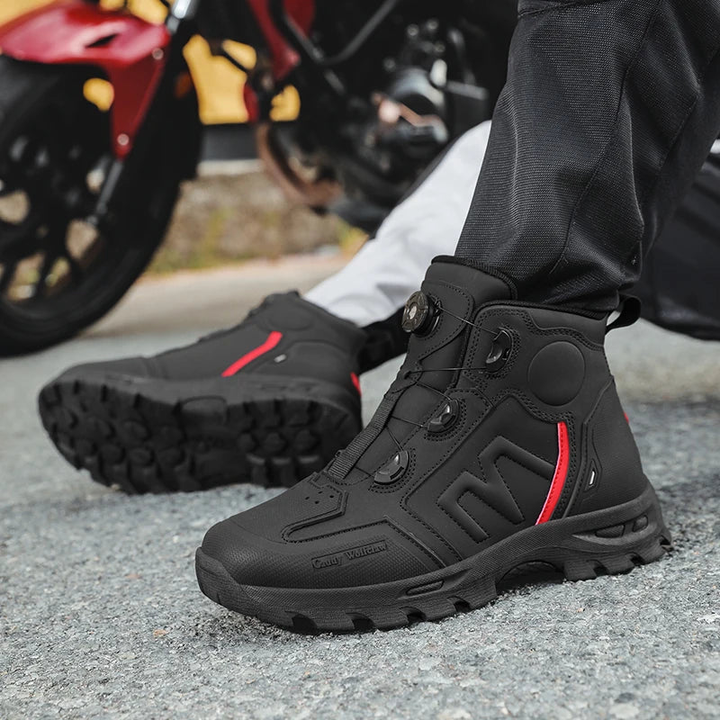 Waterproof Motorcycle Riding Boots for Men