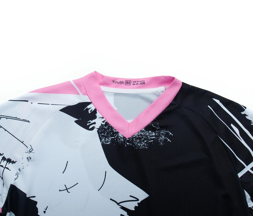 Pink Kids Motocross Jersey