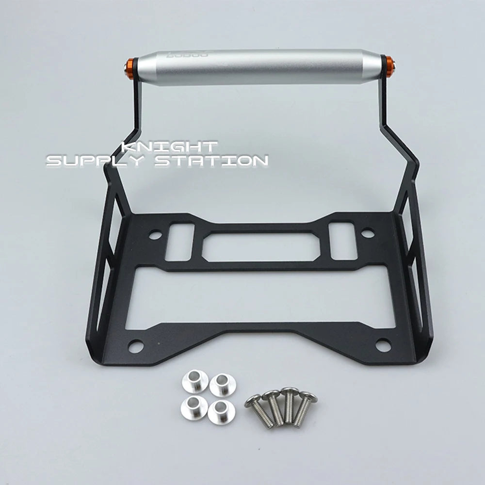 Rally-Inspired Motorcycle GPS Plate Bracket