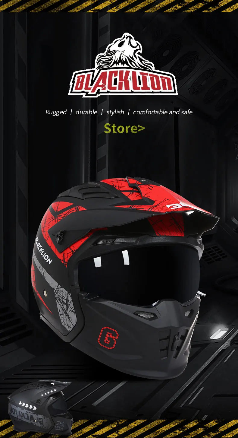 Off-Road Full Face Motocross Helmet ECE Approved