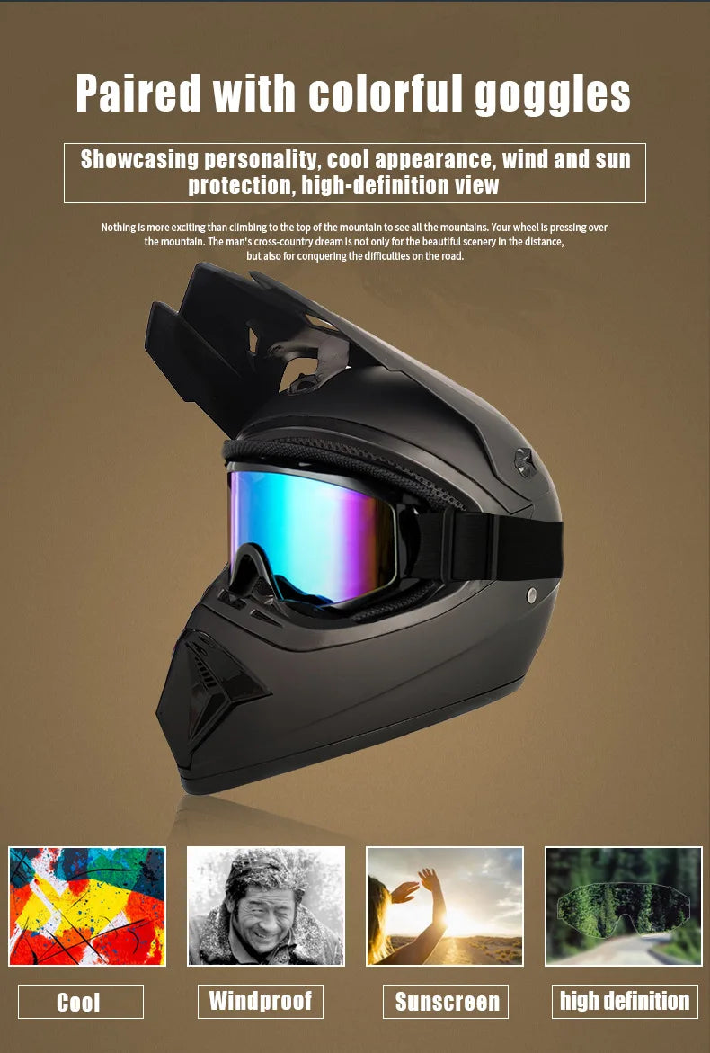 Kids Motocross Off-Road Motorcycle Helmet
