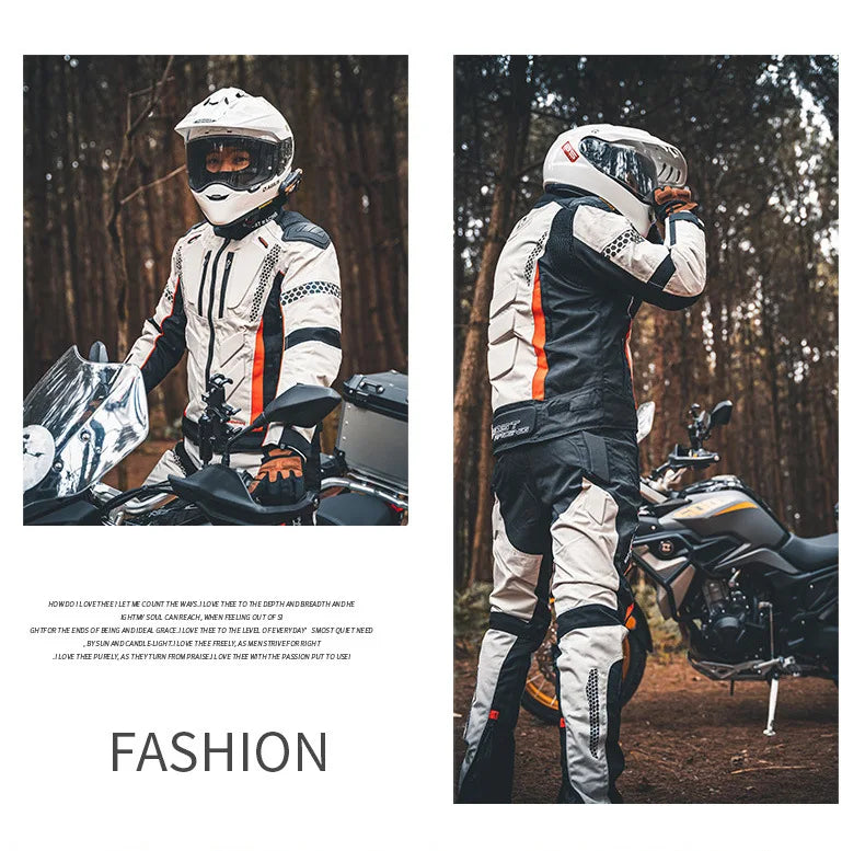 Men's Racing Motorcycle Jacket – Waterproof, Insulated