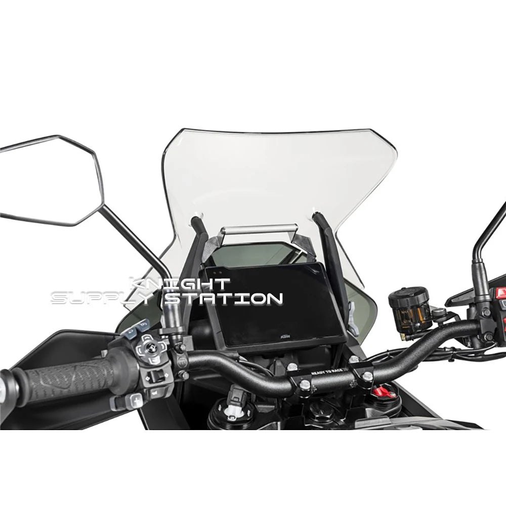 Rally-Inspired Motorcycle GPS Plate Bracket