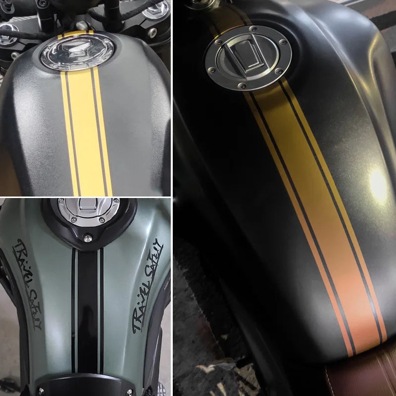 Sporty Stripe Motorcycle Stickers
