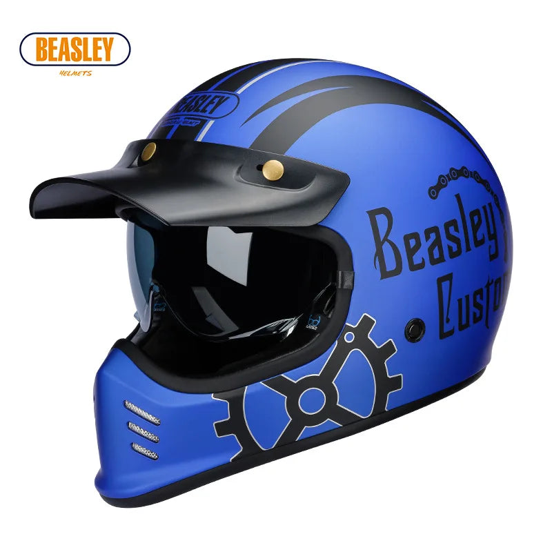 BEASLEY ECE DOT Bluetooth Electric Motorcycle Helmet