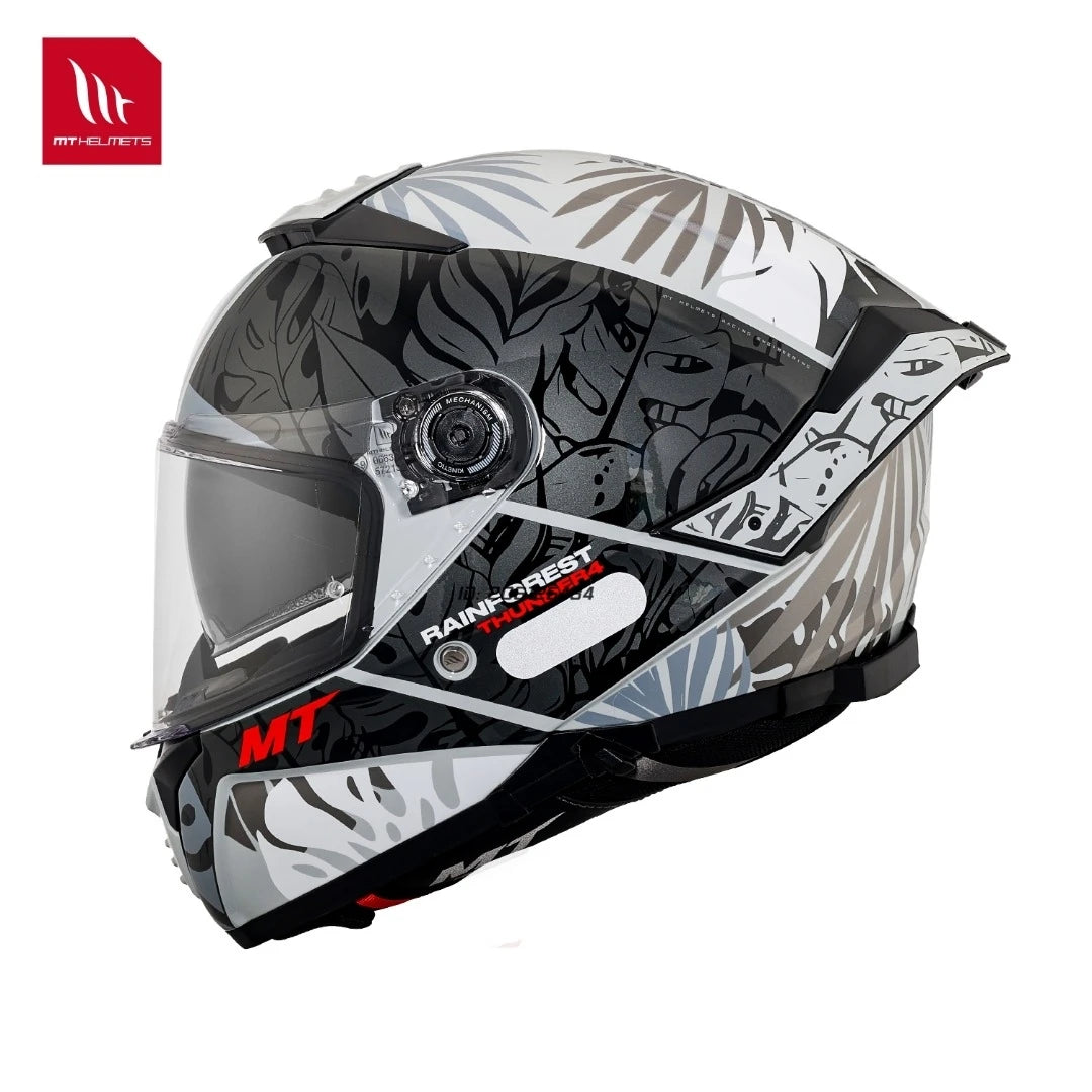Full Face Motorcycle Helmet with Clear Visor