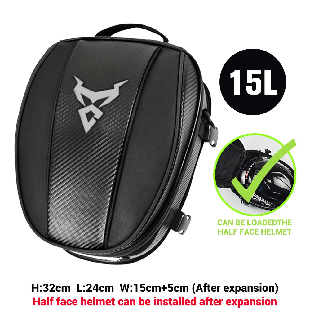Waterproof Motorcycle Tail Bag & Backpack