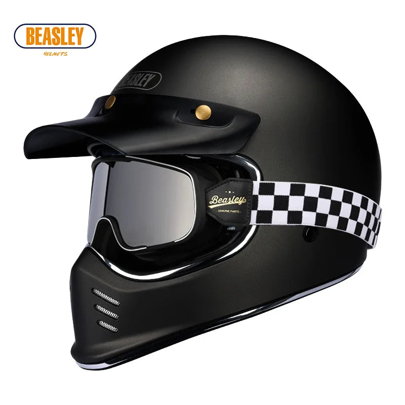 BEASLEY ECE DOT Bluetooth Electric Motorcycle Helmet