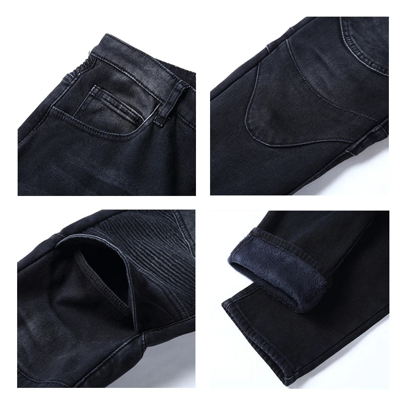 Men's Winter Motorcycle Pants with Protective Gear