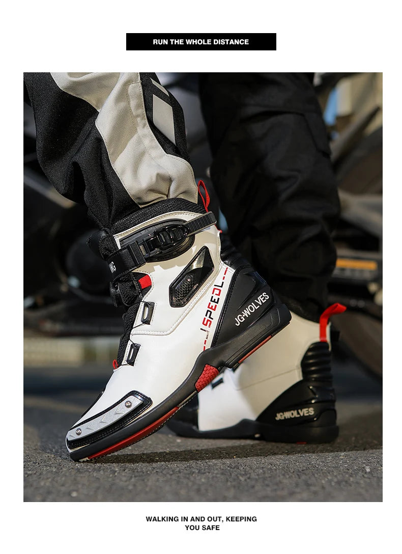 All-Season Men's Motorcycle Boots