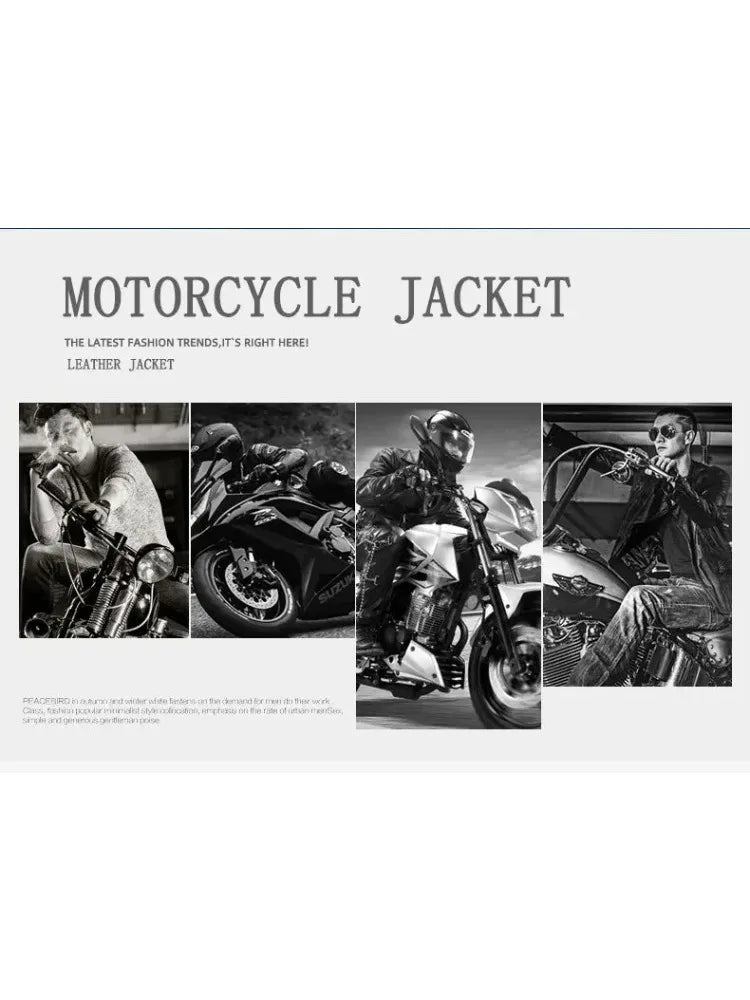 Stylish Faux Leather Biker Jacket