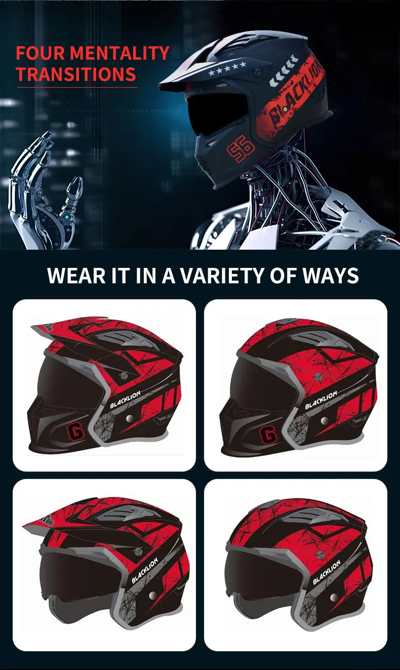 Off-Road Full Face Motocross Helmet ECE Approved