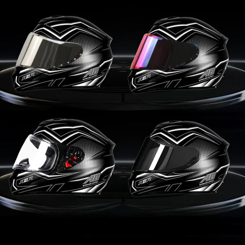 Spider Style Full Face Motorcycle Racing Helmet