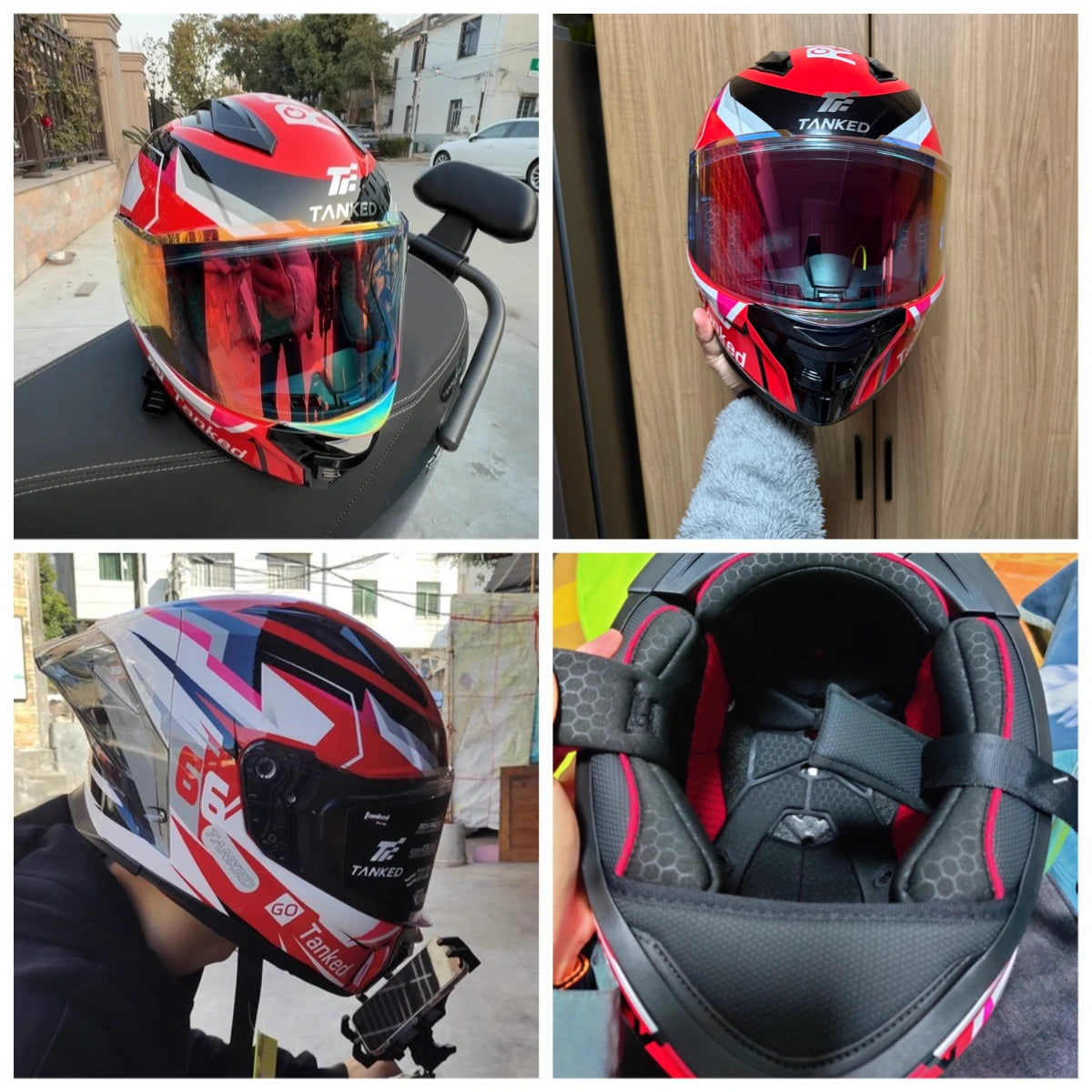 TANKED Sport Bike Helmet for Yamaha Riders