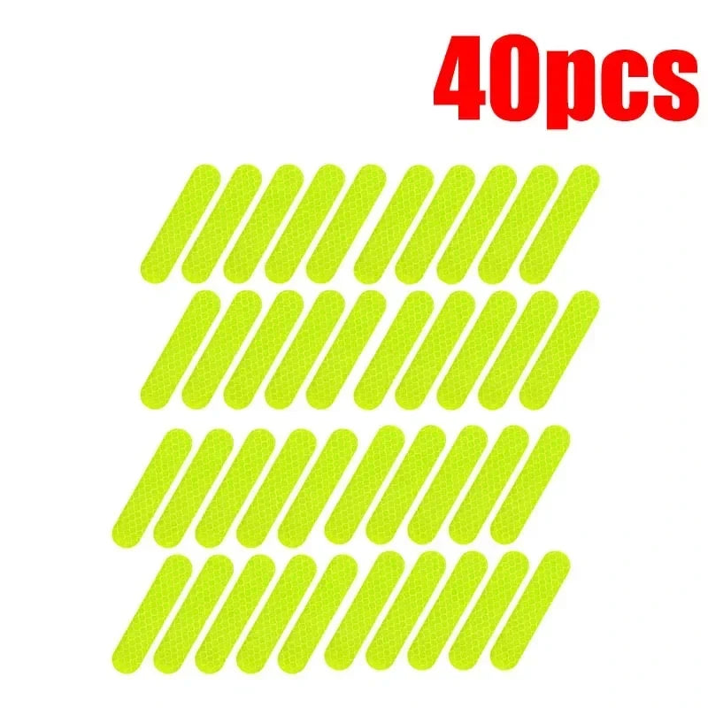Reflective Warning Stickers for Motorcycle Helmets
