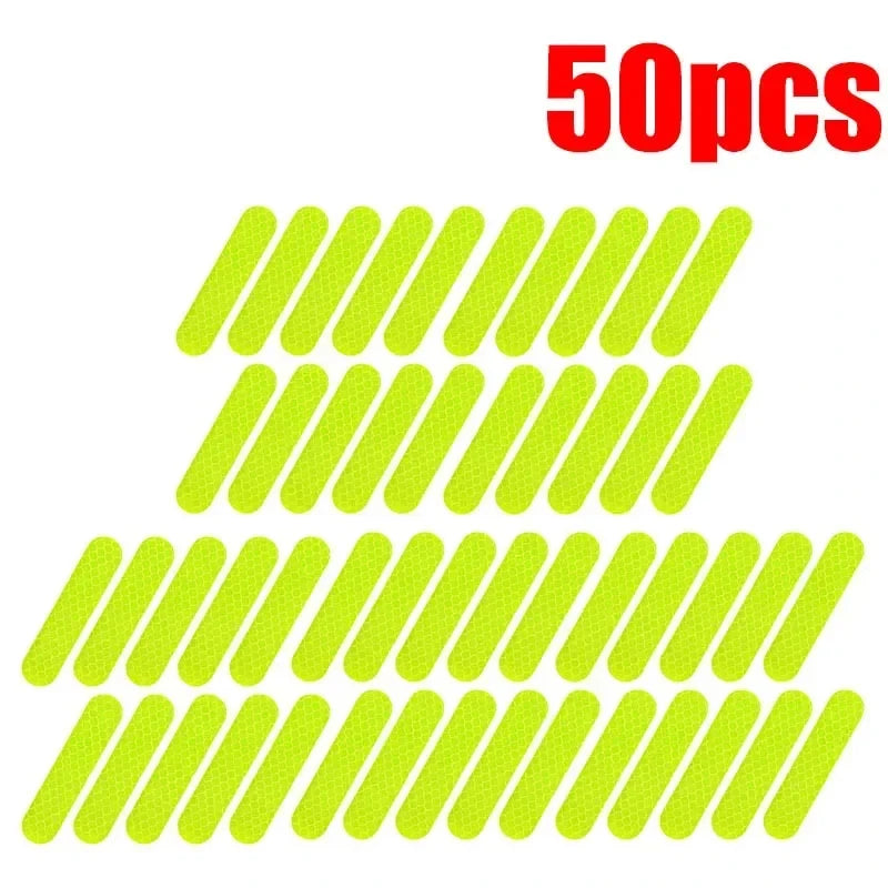 Reflective Warning Stickers for Motorcycle Helmets