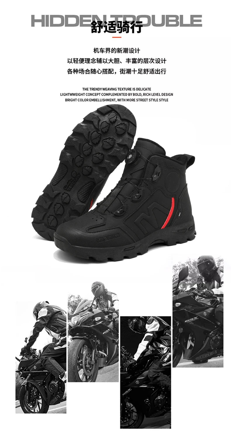 Off-Road Waterproof Motorcycle Boots