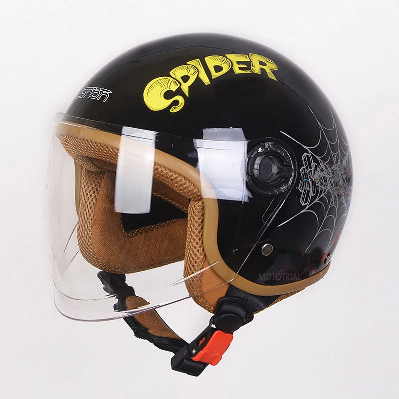 Kids Superhero Motorcycle Helmet