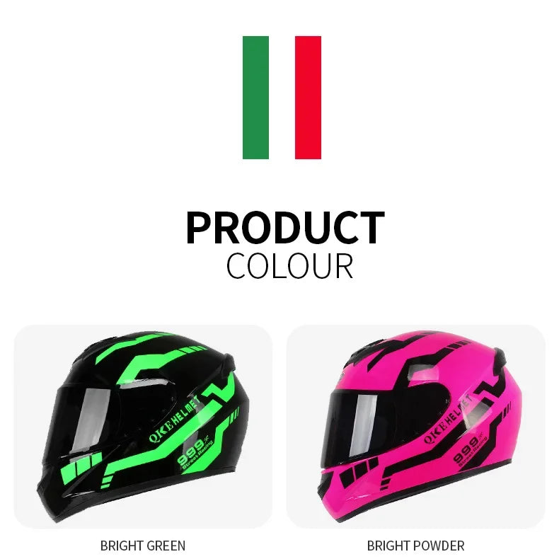 Spider Style Full Face Motorcycle Racing Helmet