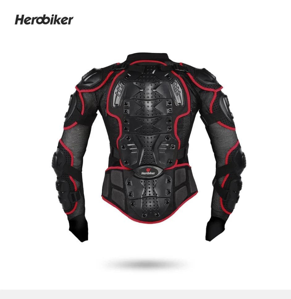 Motorcycle Body Armour Racing Jacket with CE Pads