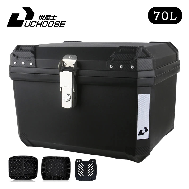 Universal 70L Motorcycle Tail Box Trunk