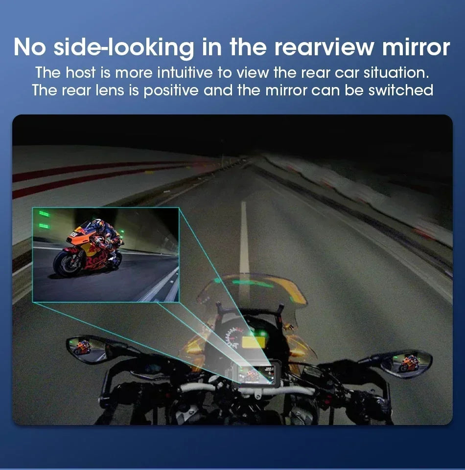 motorcycle CarPlay Android Auto screen