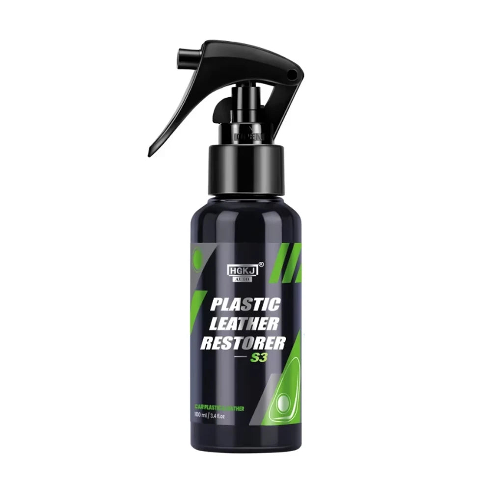 Motorcycle Plastic Restorer Back to Black Gloss Kit