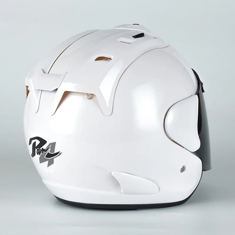 ECE Approved Open Face Motorcycle Helmet - White