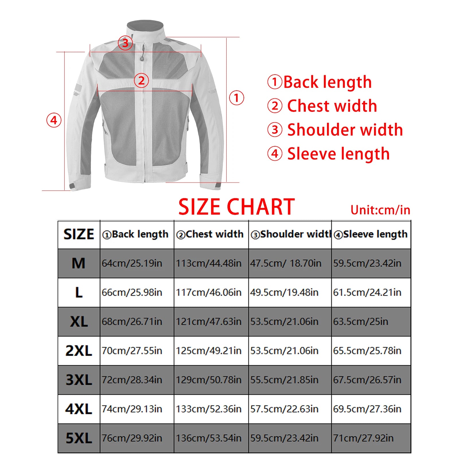 Reflective Motocross Jacket Summer