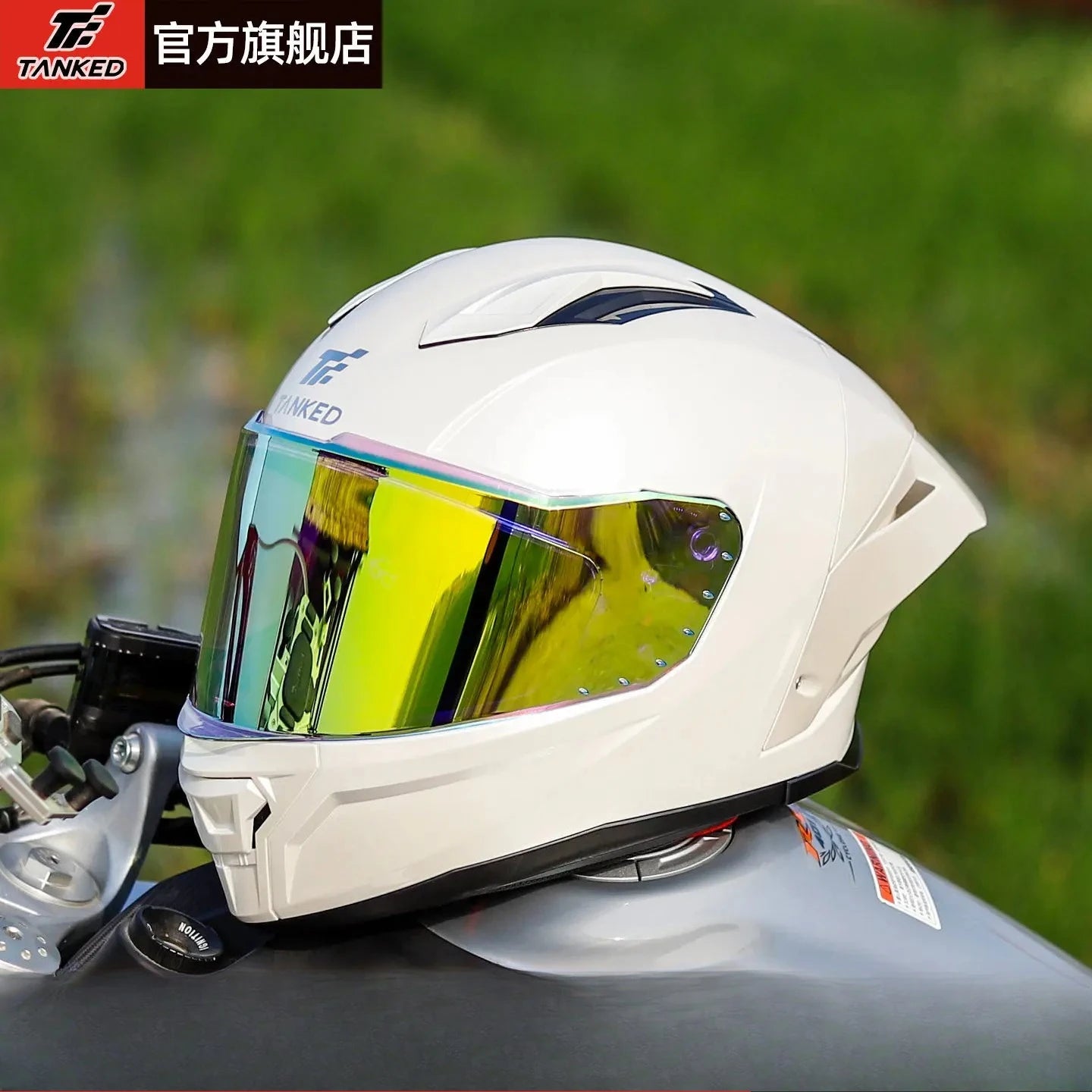 TANKED Sport Bike Helmet for Yamaha Riders
